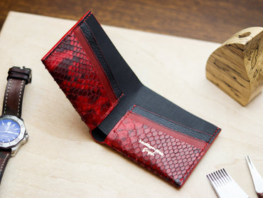 ATTICUS - VENETIAN RED PYTHON SKIN