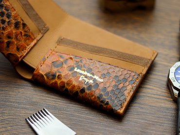 ATTICUS - COPPER BROWN PYTHON SKIN