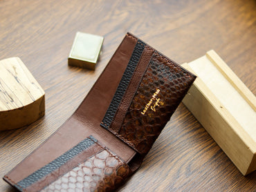 ATTICUS - PECAN BROWN PYTHON SKIN