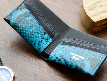 ATTICUS - CERULEAN BLUE PYTHON SKIN