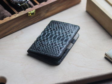 BRIXTON - IRIDIUM GRAY PYTHON SKIN