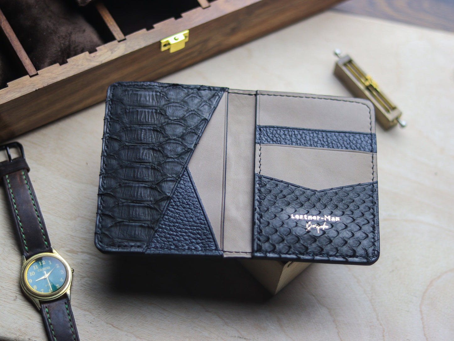 BRIXTON - RAVEN BLACK PYTHON SKIN