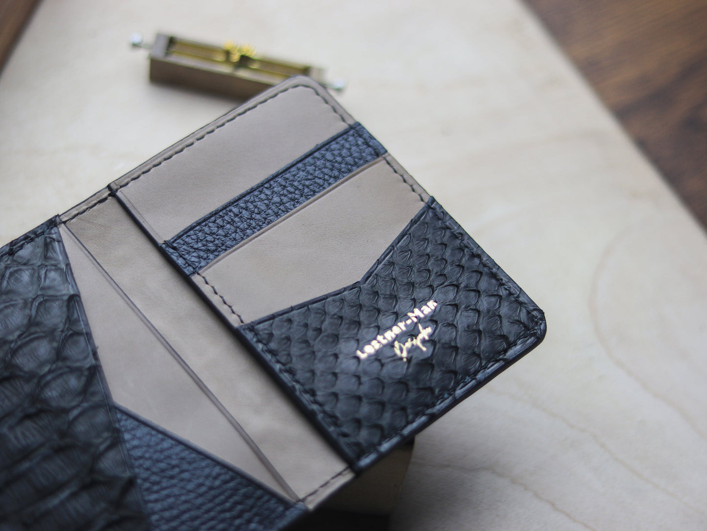 BRIXTON - RAVEN BLACK PYTHON SKIN