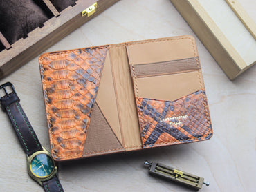 BRIXTON - COPPER BROWN PYTHON SKIN