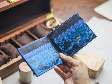 LARSON -  CERULEAN BLUE PYTHON SKIN