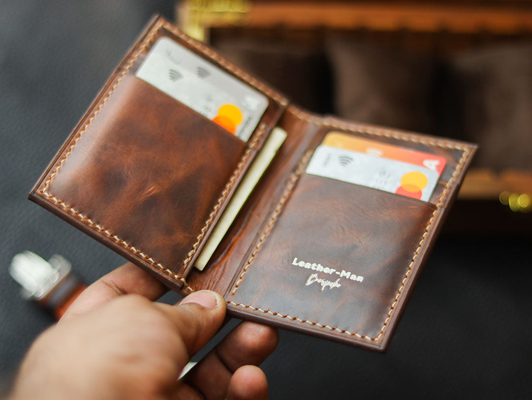 PREMIUM VEG TAN CARD WALLETS