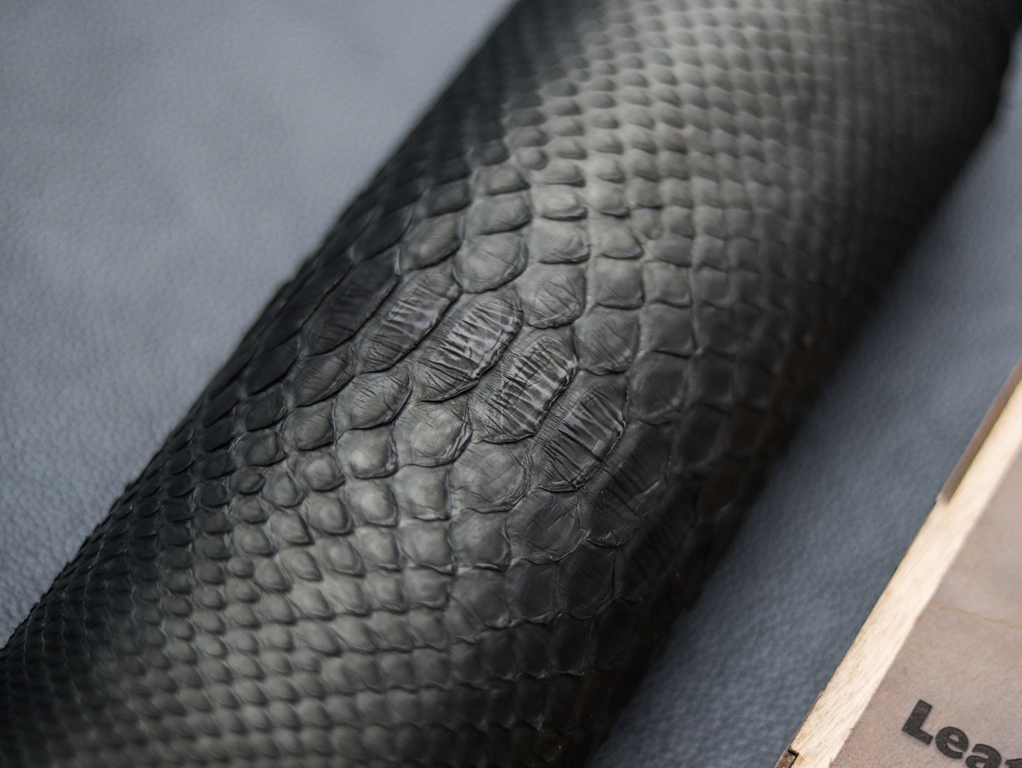 BLACK PYTHON SKIN PHONE CASE