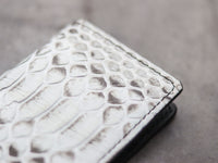ARTEMUS - BIFOLD WALLET NATURAL PYTHON SKIN