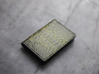 \ARTEMUS - BIFOLD WALLET JUNIPER GREEN PYTHON SKIN