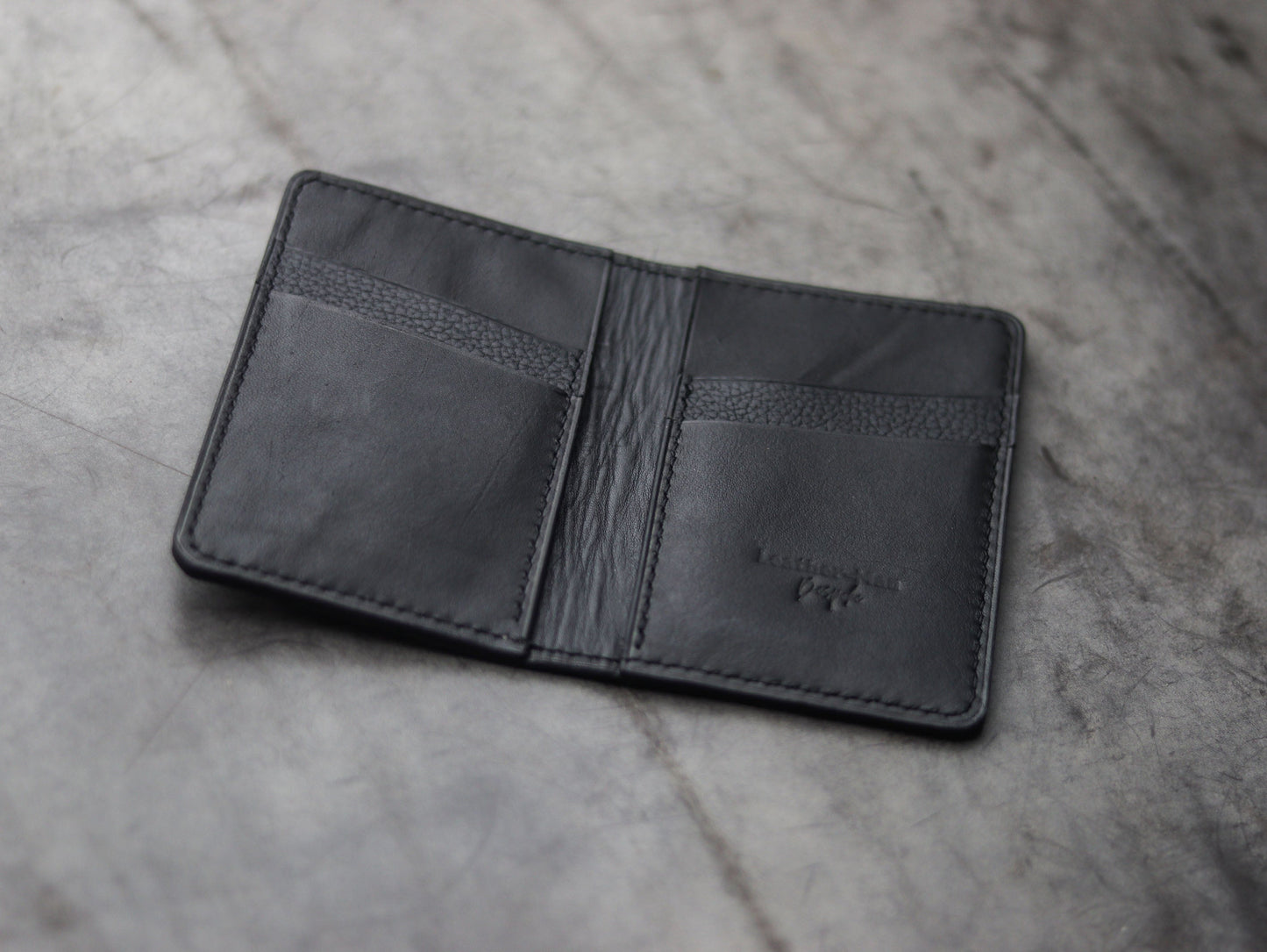 ARTEMUS - BIFOLD WALLET RAVEN BLACK PYTHON SKIN