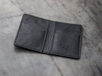 ARTEMUS - BIFOLD WALLET RAVEN BLACK PYTHON SKIN
