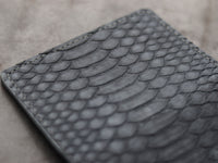 ARTEMUS - BIFOLD WALLET SLATE GRAY PYTHON SKIN