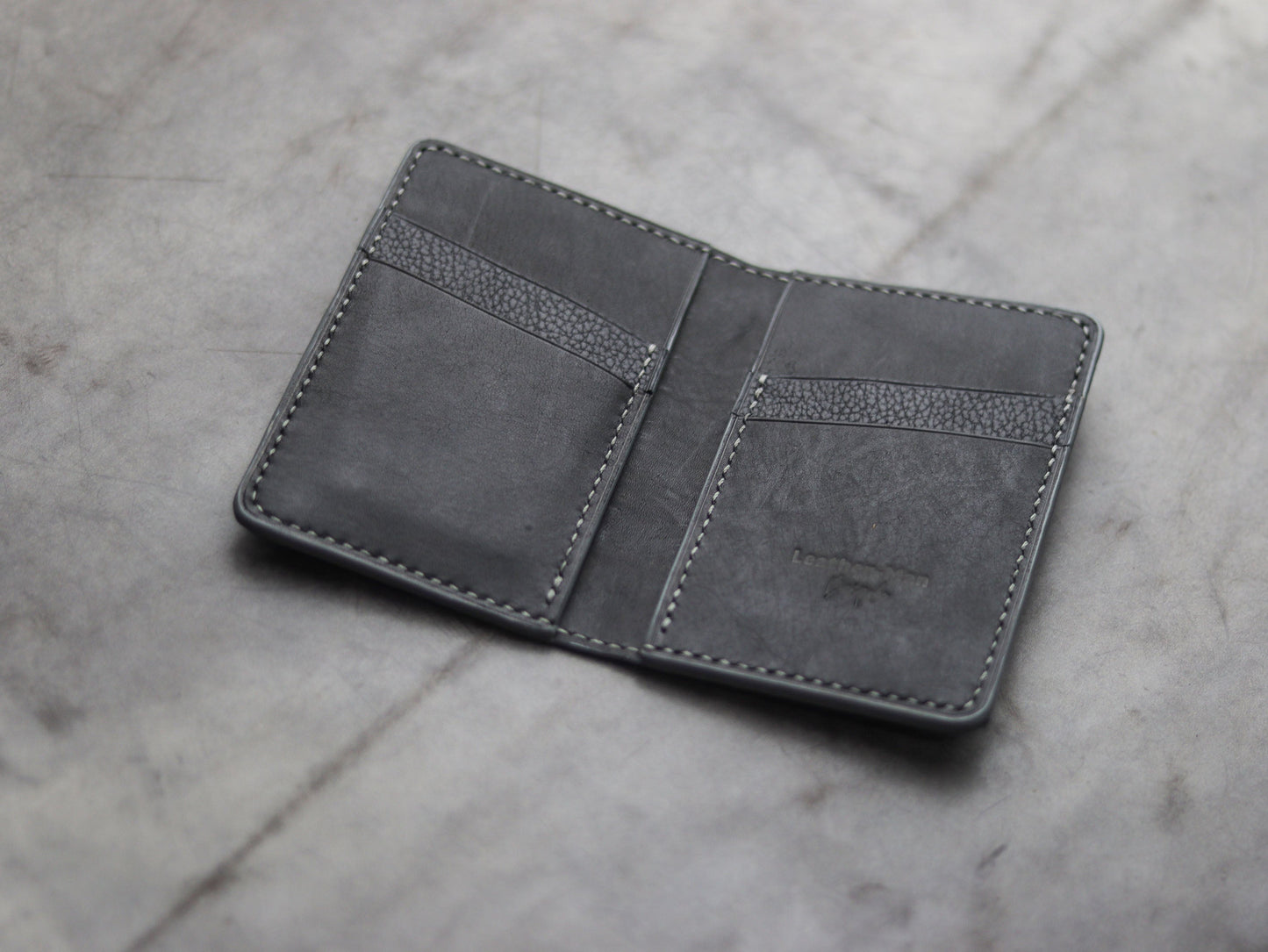 ARTEMUS - BIFOLD WALLET SLATE GRAY PYTHON SKIN