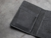 ARTEMUS - BIFOLD WALLET SLATE GRAY PYTHON SKIN