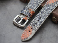 PYTHON SKIN WATCH STRAPS - RAINBOW