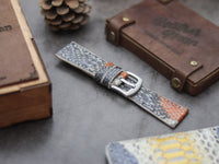 PYTHON SKIN WATCH STRAPS - RAINBOW