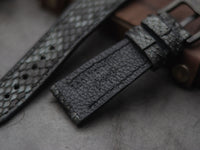 PYTHON SKIN WATCH STRAPS - IRIDIUM GRAY