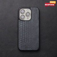SLATE GRAY PYTHON SKIN PHONE CASE
