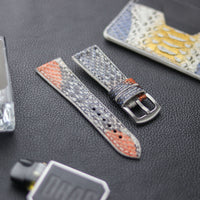PYTHON SKIN WATCH STRAPS - RAINBOW