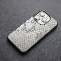 NATURAL PYTHON SKIN PHONE CASE