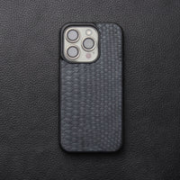 SLATE GRAY PYTHON SKIN PHONE CASE