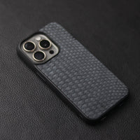 SLATE GRAY PYTHON SKIN PHONE CASE