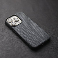 SLATE GRAY PYTHON SKIN PHONE CASE