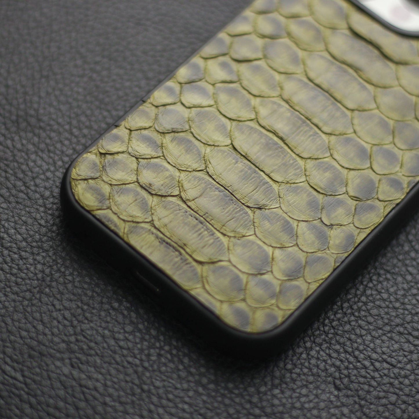 JUNIPER GREEN PYTHON SKIN PHONE CASE (CENTER SCALES)
