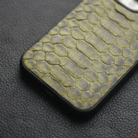 JUNIPER GREEN PYTHON SKIN PHONE CASE (CENTER SCALES)