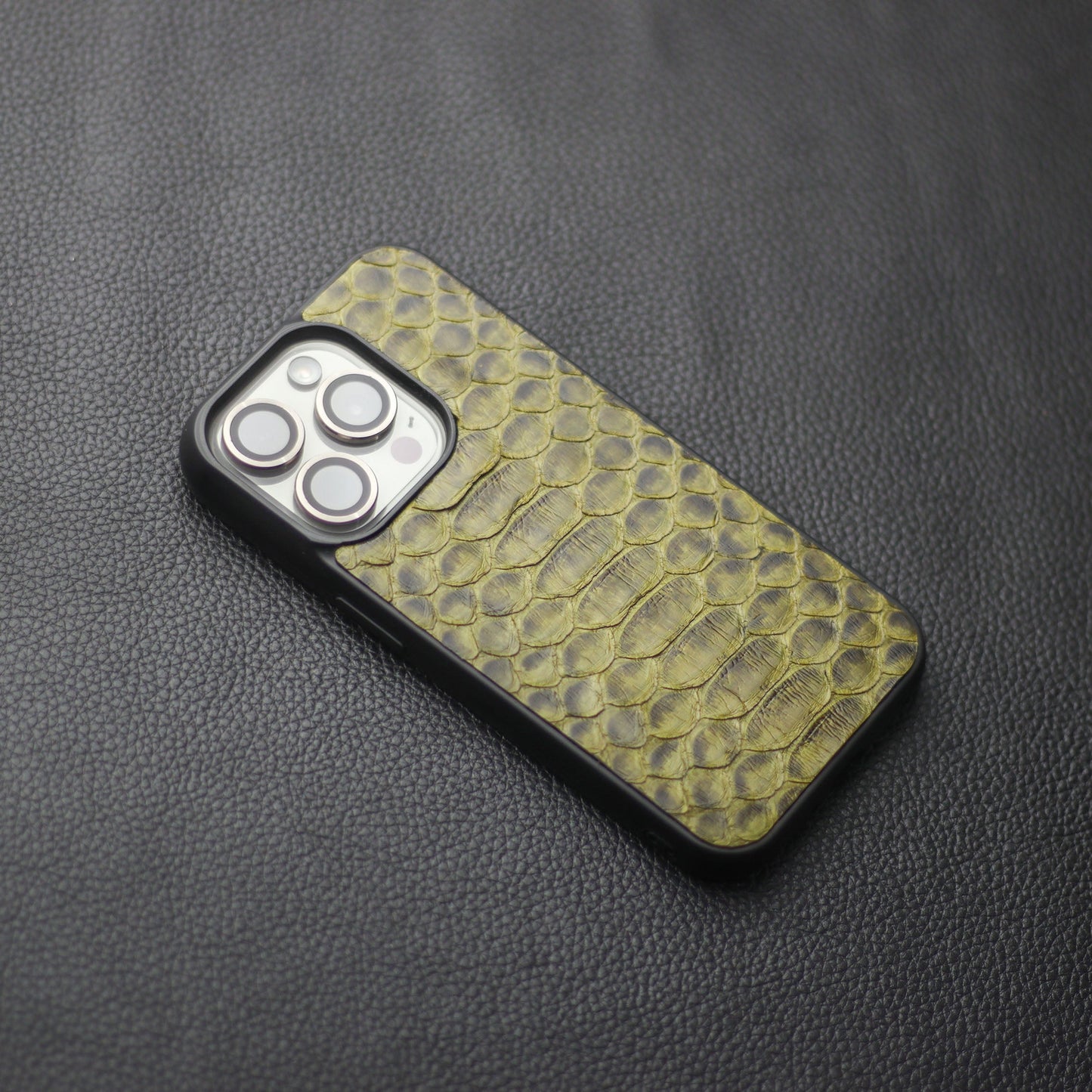 JUNIPER GREEN PYTHON SKIN PHONE CASE (CENTER SCALES)