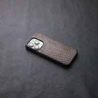 PECAN BROWN PYTHON SKIN PHONE CASE