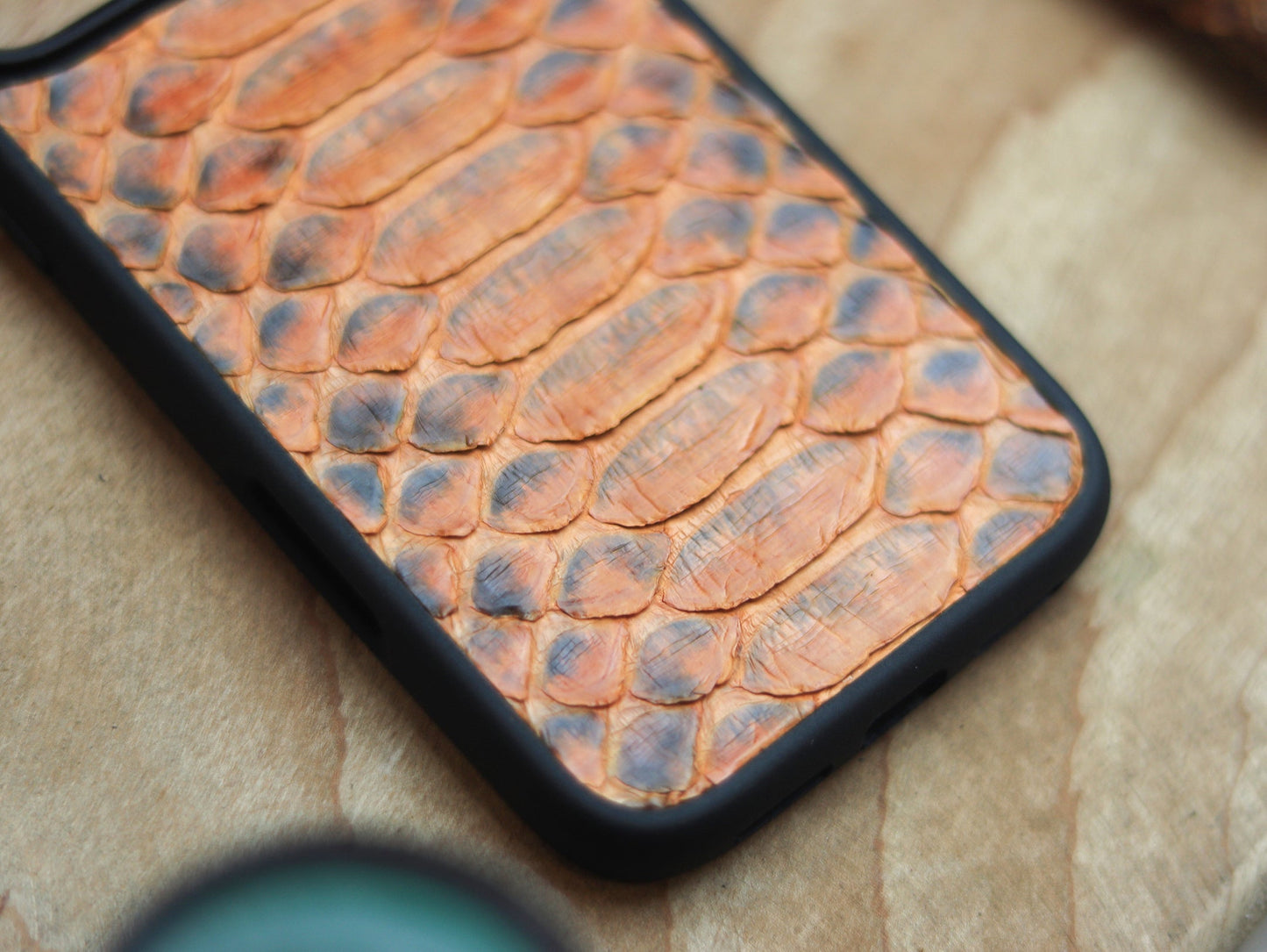 COPPER BROWN PYTHON SKIN MAGSAFE CASE