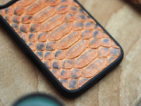 COPPER BROWN PYTHON SKIN MAGSAFE CASE