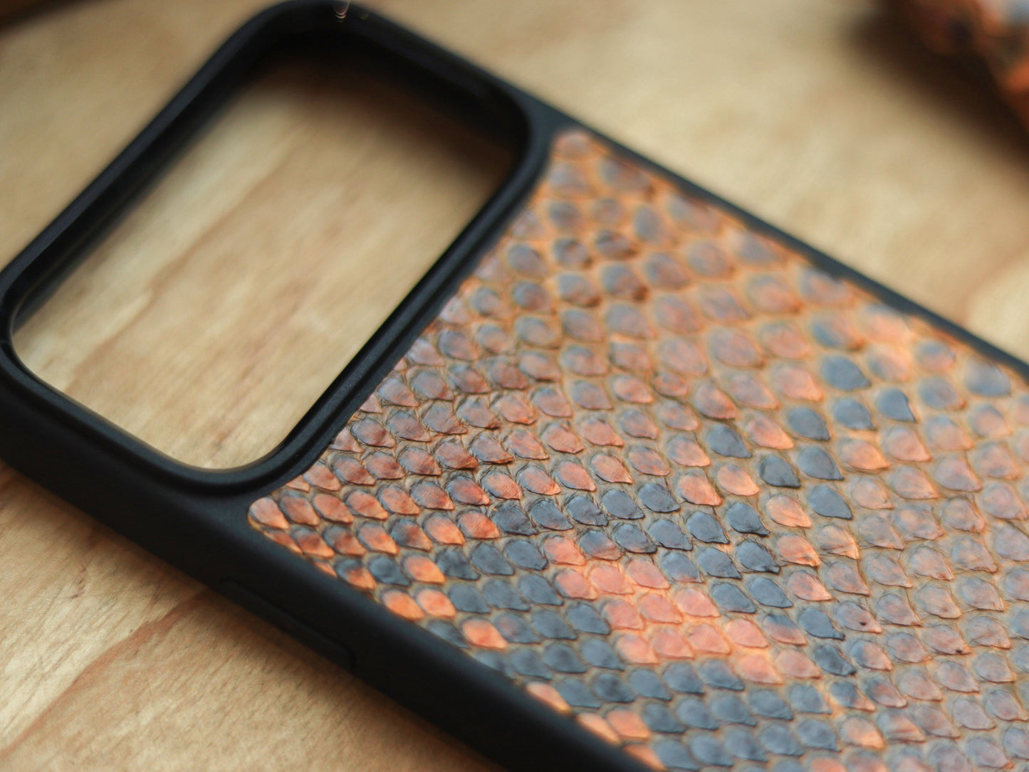 COPPER BROWN PYTHON SKIN MAGSAFE CASE