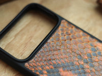 COPPER BROWN PYTHON SKIN MAGSAFE CASE