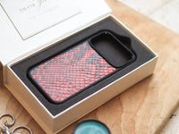 VENETIAN RED PYTHON SKIN MAGSAFE CASE