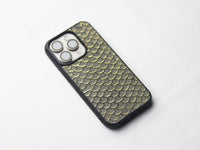 STEEL GRAY TILAPIA FISH SKIN PHONE CASE