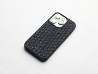 ELECTRIC NEON BLUE TILAPIA FISH SKIN PHONE CASE