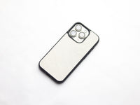 SERBING WHITE OSTRICH SKIN PHONE CASE (NON-FOLLICLE)