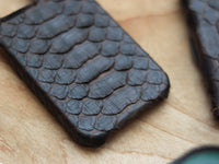 PECAN BROWN PYTHON SKIN 360° MAGSAFE CASE