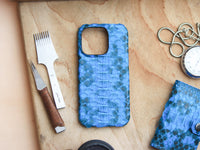CERULEAN BLUE PYTHON SKIN 360° MAGSAFE CASE