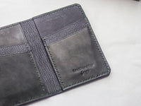 ARTEMUS - BIFOLD CARD WALLET EMERALD GREEN OSTRICH LEG SKIN