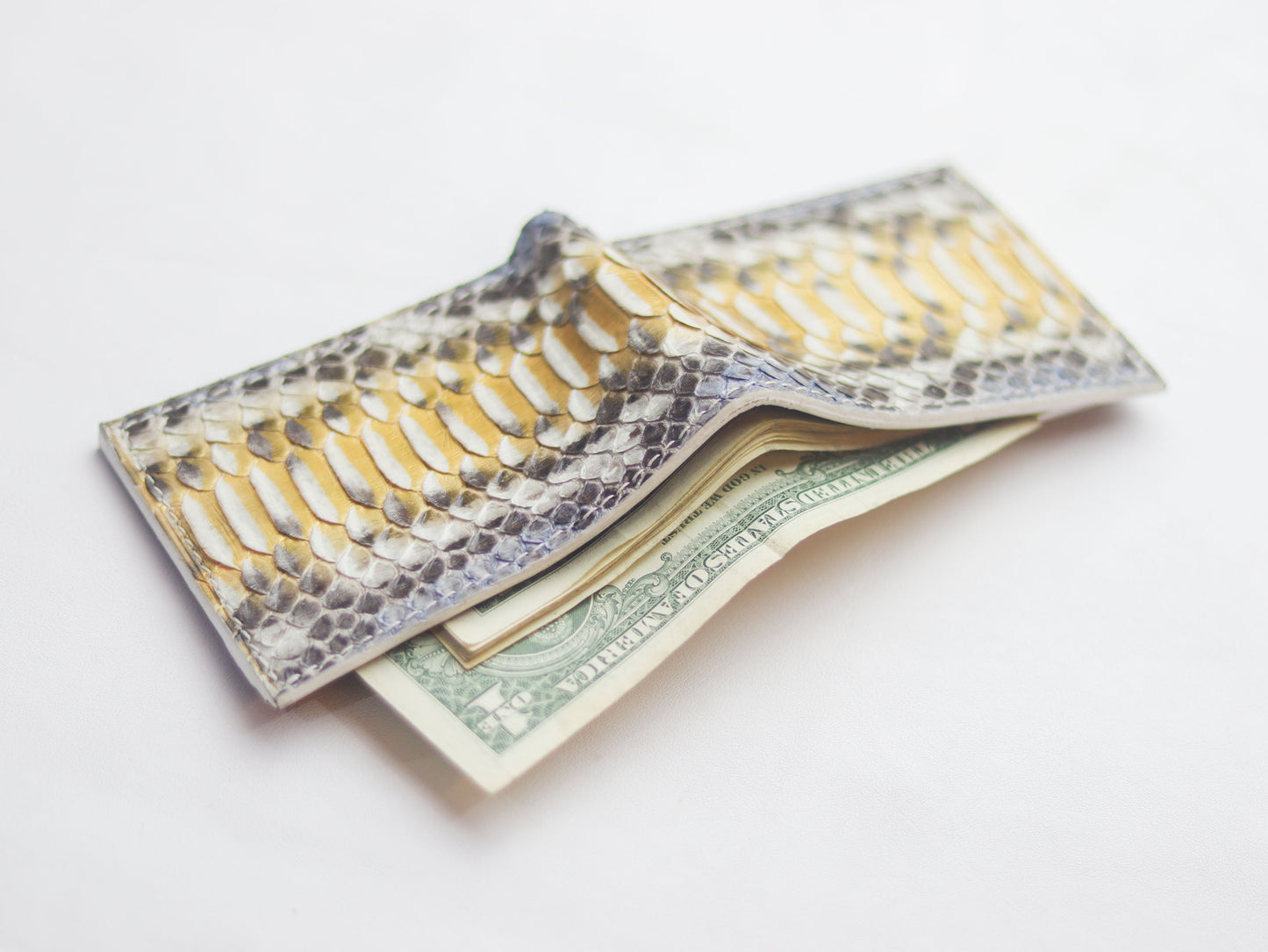 WYNTON - BIFOLD WALLET RAINBOW PYTHON PYTHON SKIN