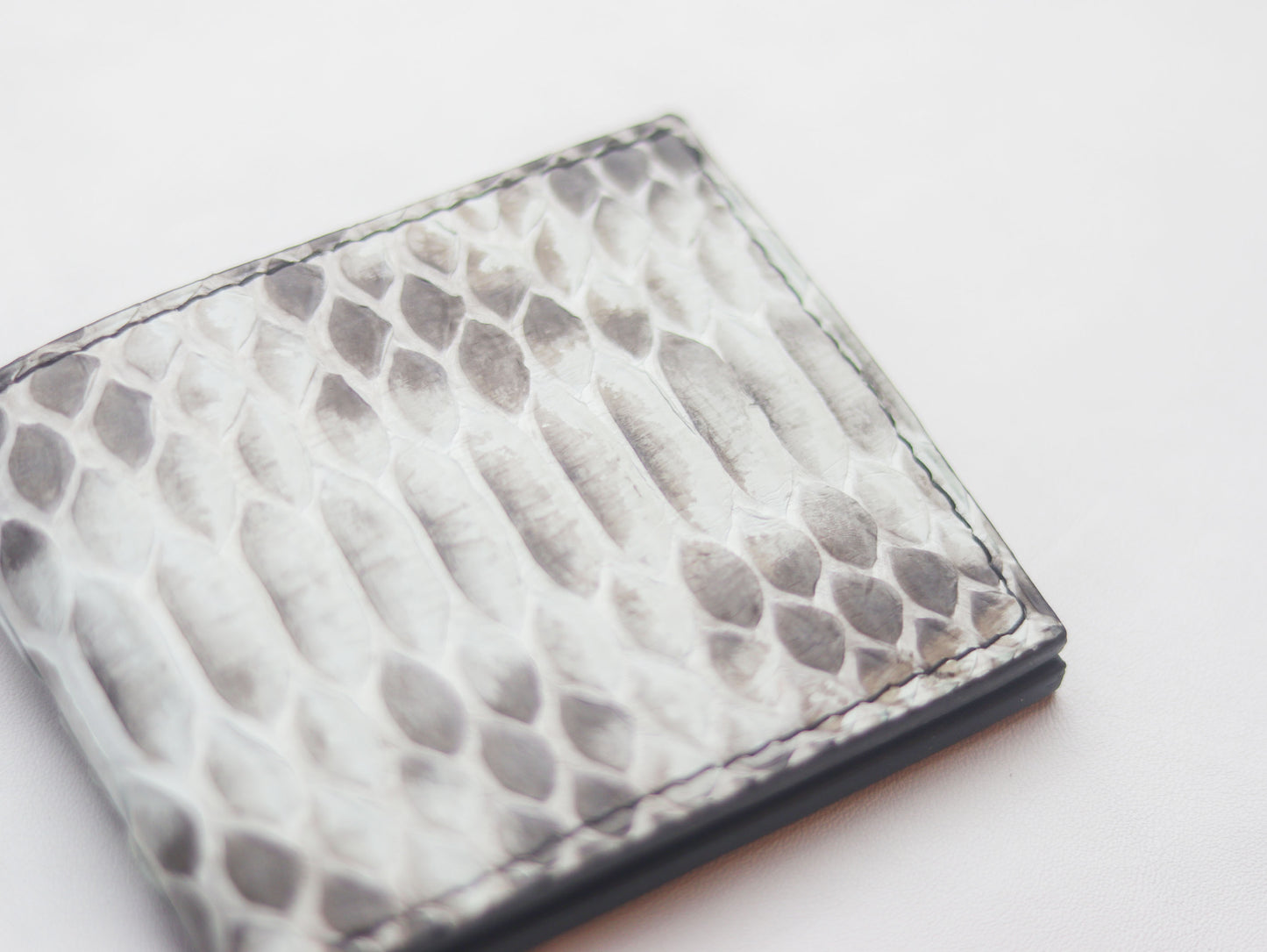 WYNTON - BIFOLD WALLET NATURAL PYTHON SKIN