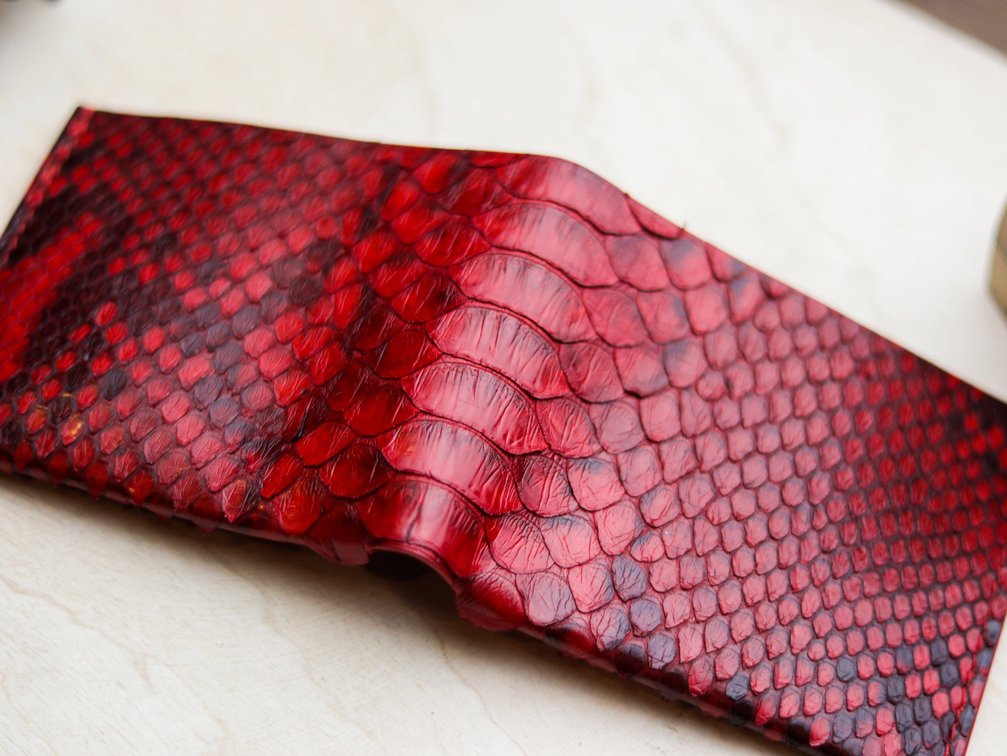 ATTICUS - VENETIAN RED PYTHON SKIN