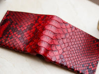 ATTICUS - VENETIAN RED PYTHON SKIN