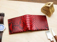 ATTICUS - VENETIAN RED PYTHON SKIN