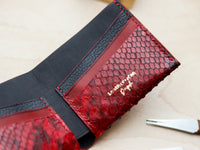 ATTICUS - VENETIAN RED PYTHON SKIN