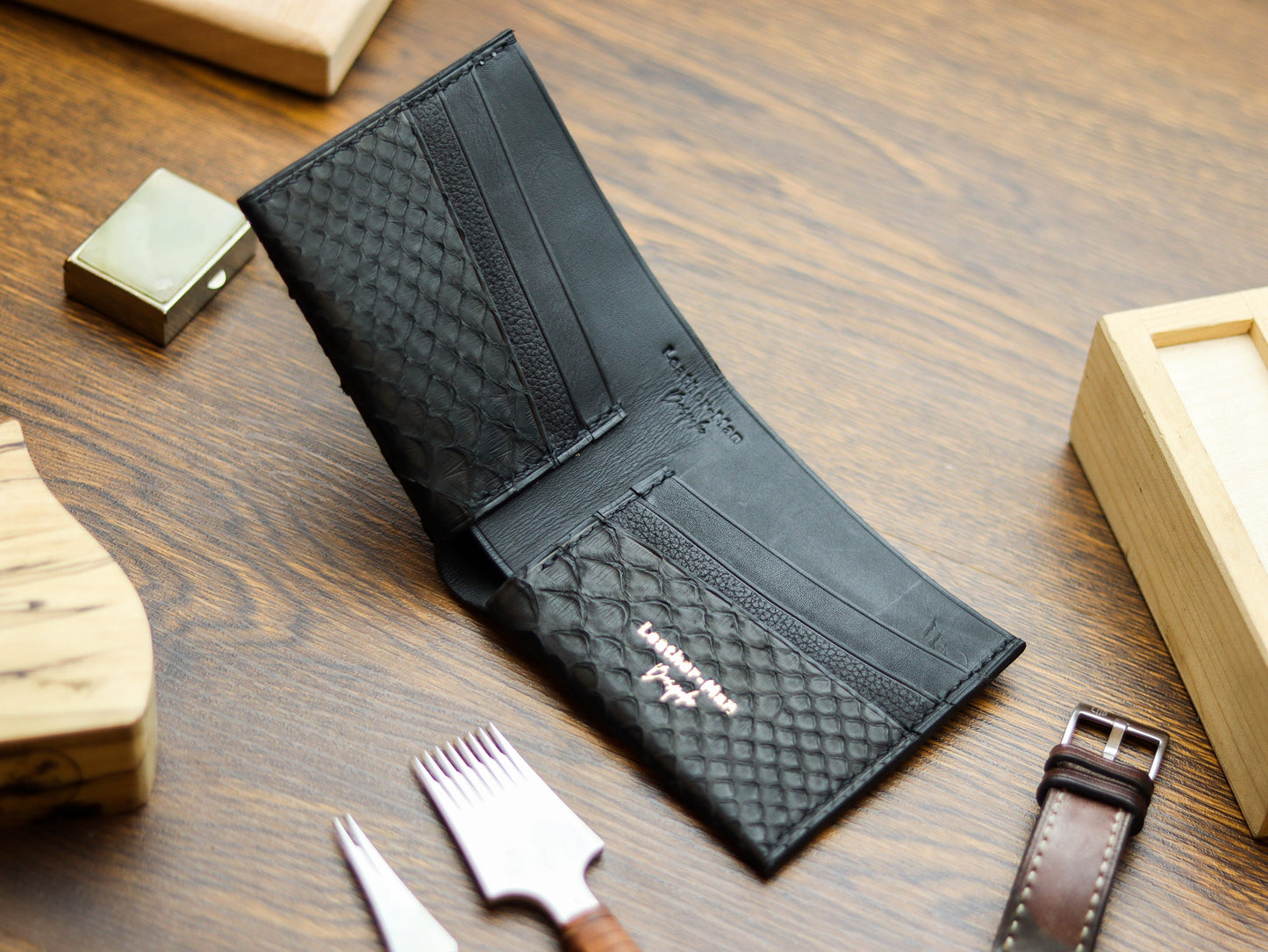 ATTICUS - RAVEN BLACK PYTHON SKIN