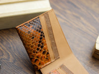 ATTICUS - COPPER BROWN PYTHON SKIN